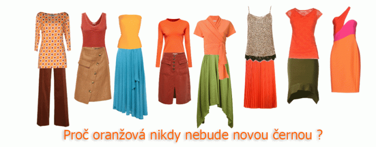 Proč oranžová nikdy nebude novou černou?